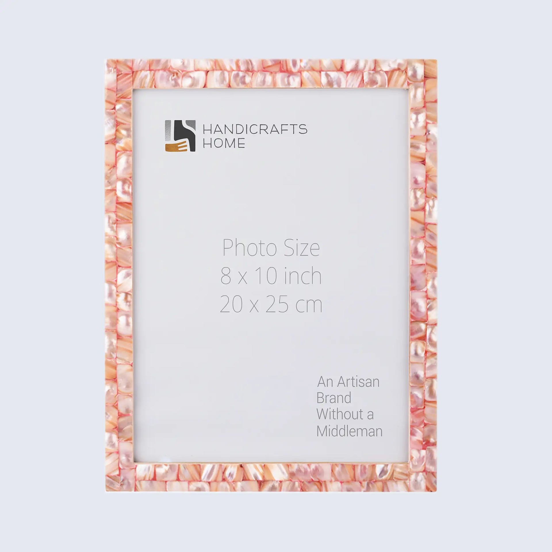 Picture Frames Mother of Pearl Pack of 2 Collection 8x10, Pink