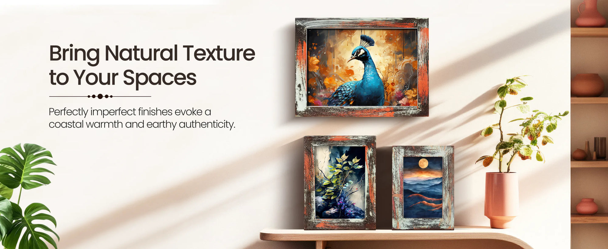 Picture Frame Driftwood Sahara Collection Natural Wood – 3 sizes