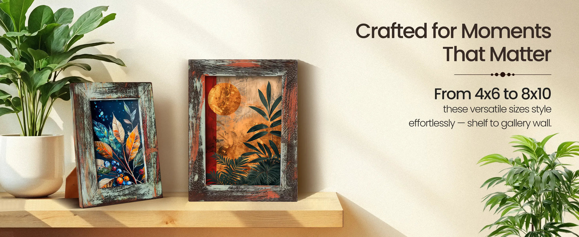 Picture Frame Driftwood Sahara Collection Natural Wood – 3 sizes