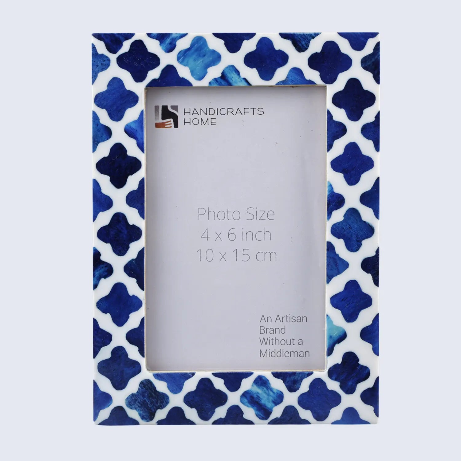 Picture Frames Indigo Bone & Resin Inlay Collection, 4x6