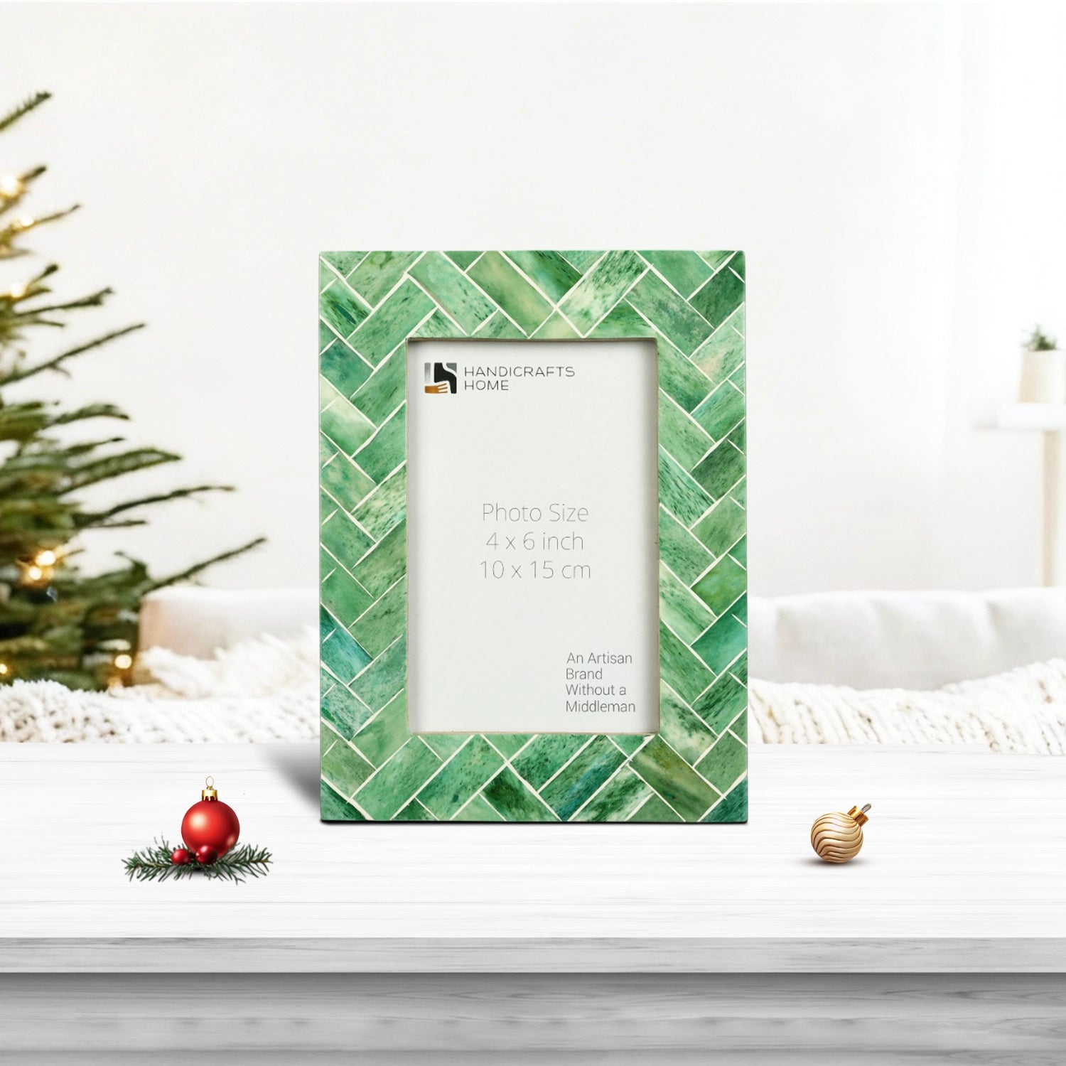 Picture Frames Nature Inspired Bone Inlay Collection in 4x6