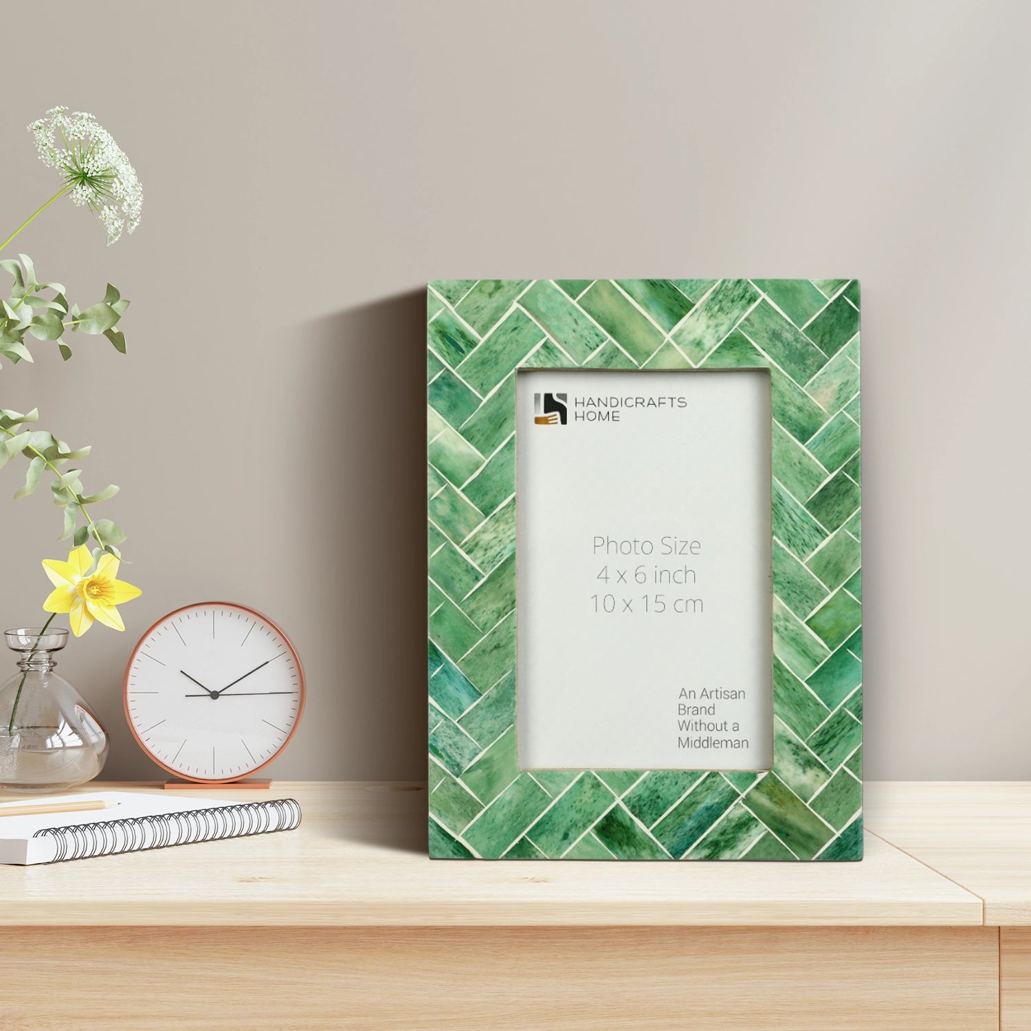 Picture Frames Nature Inspired Bone Inlay Collection in 4x6