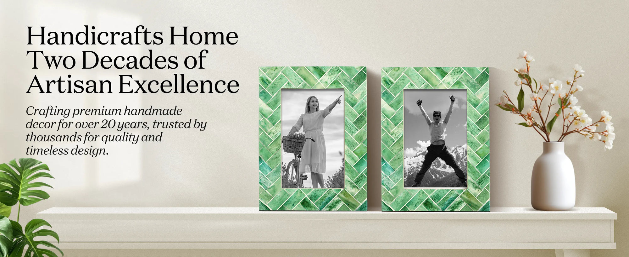 Picture Frames Nature Inspired Bone Inlay Collection in 4x6