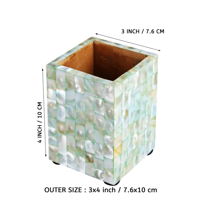 Size Chart for 3x4 Pen Holder Mother of Pearl - Available in 4 Colors