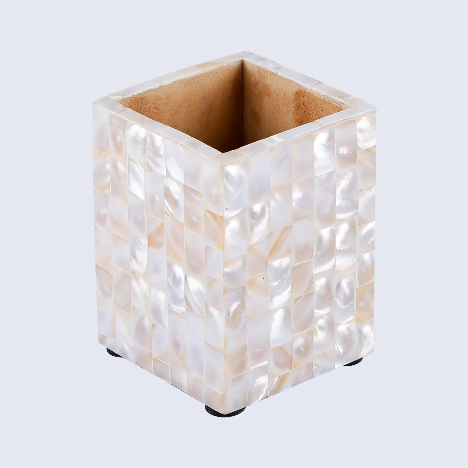3x4 Pen Holder Mother of Pearl-White