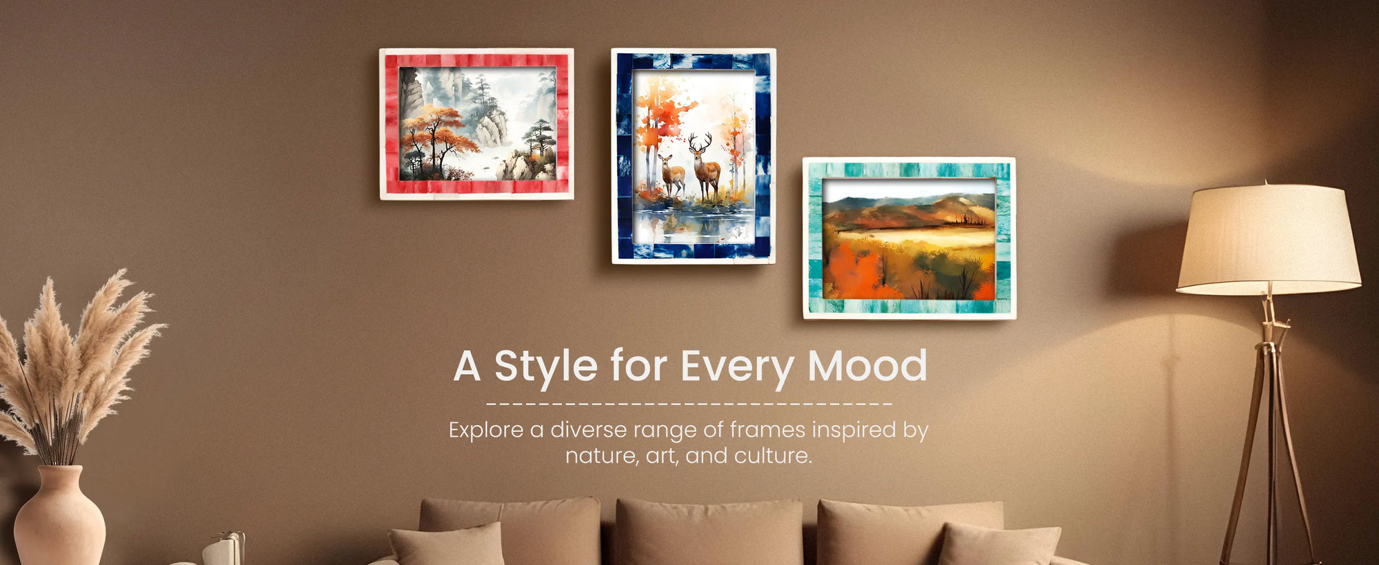 5x7 Picture Frames Combo Pack of 3- Jingle Bell Inspired Collection