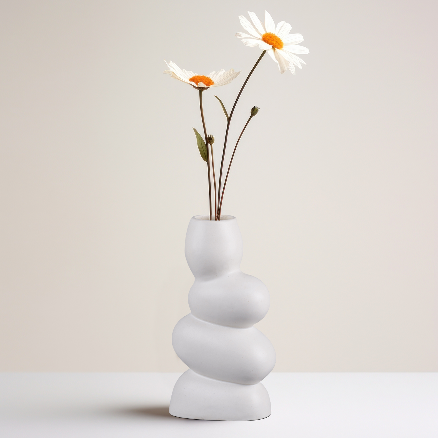 Twist Curve Vase – Contemporary Artistic Accent for Home, Coffee Table or Display Shelf