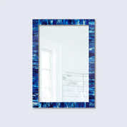 Make to Order Classic Blue Mirror Bone Inlay Collection in 4 Sizes