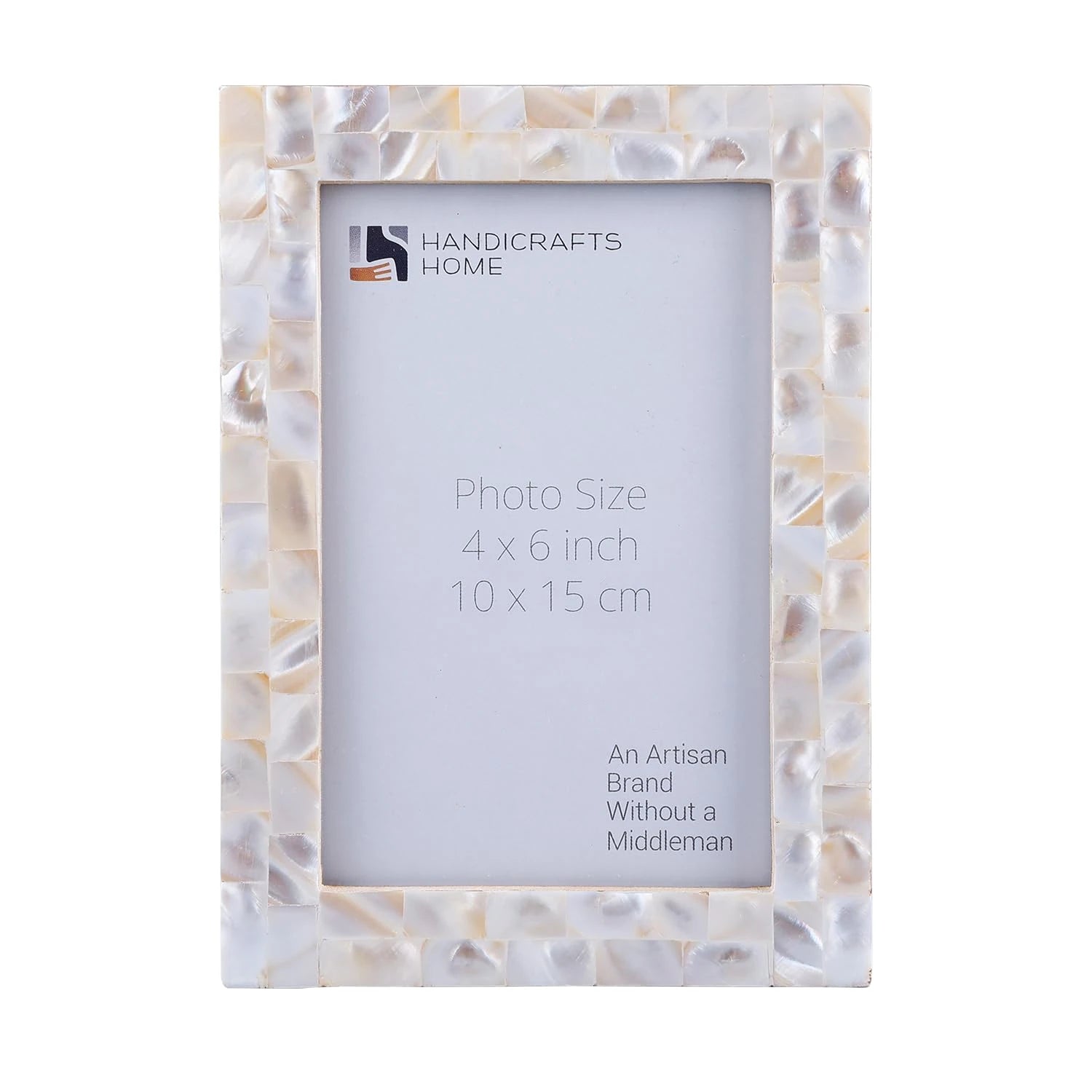 Picture Frame Mother of Pearl Collection Mother of Pearl White 3 Sizes