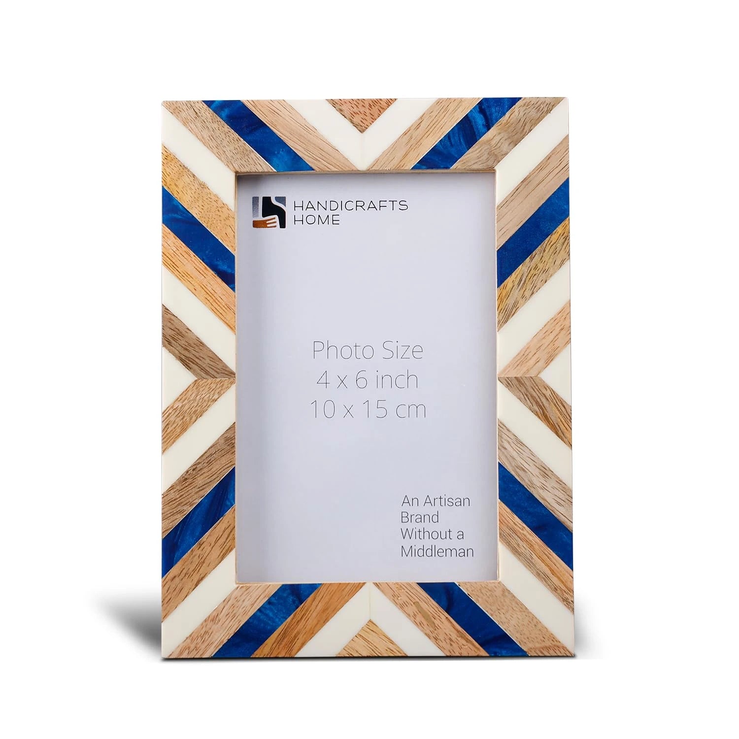 Picture Frame Hypno Dream Collection Wood Resin Inlay Multi Color -4x6 5x7 8x10"