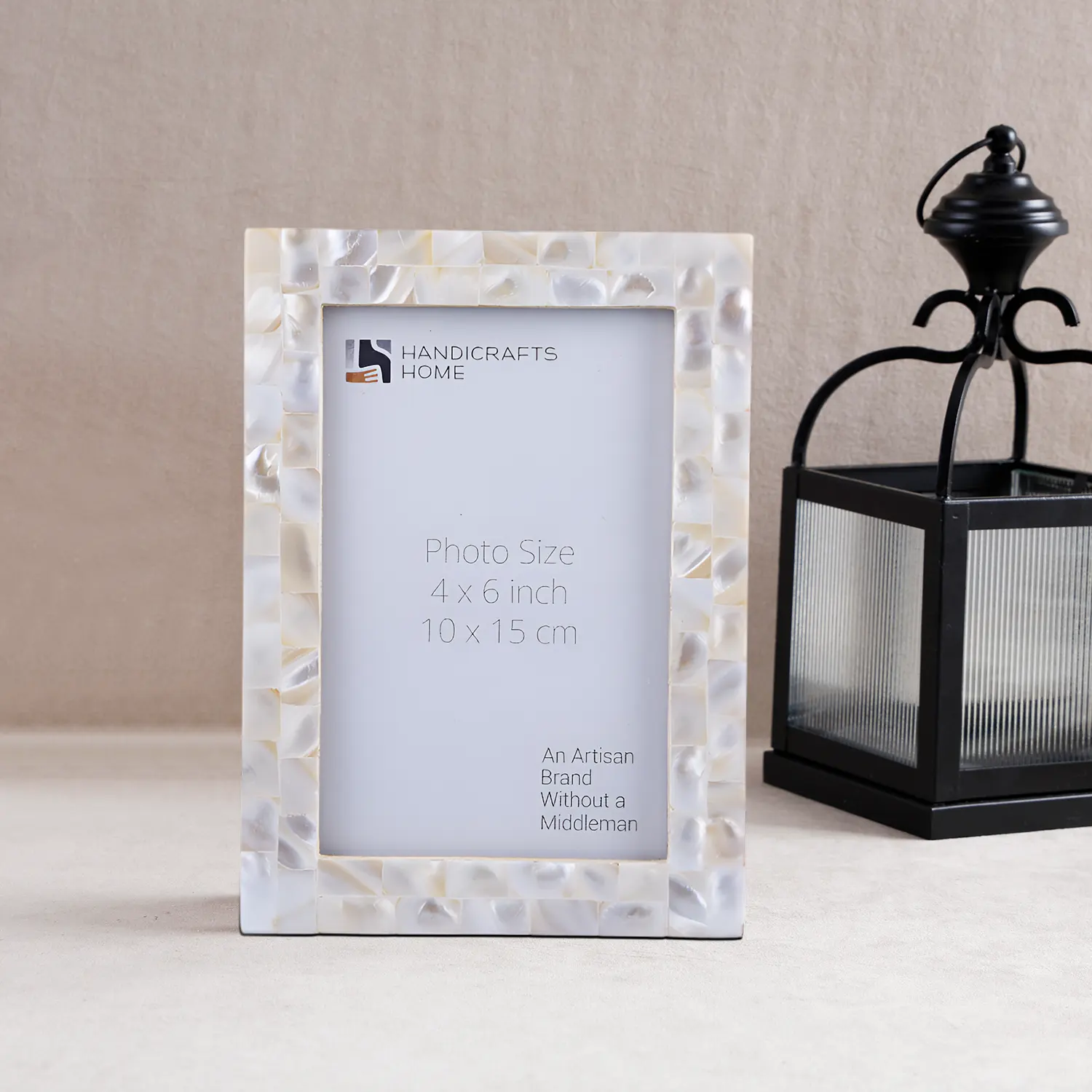 Picture Frames Mother of Pearl Collection in 27 Sizes, White